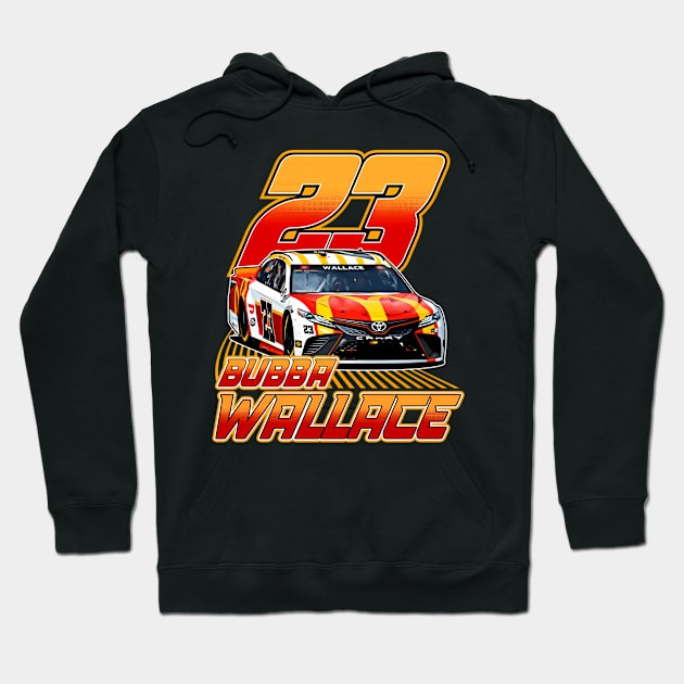 Bubba Wallace 23 Hoodie by binchudala